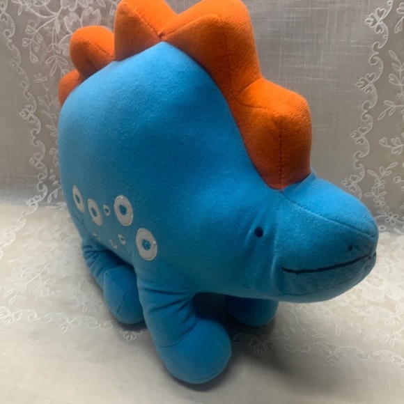 2010 Jumping Beans 12"-17" Dino-Roar T-Rex & Stegosaurus plush plillows - Picture 9 of 11